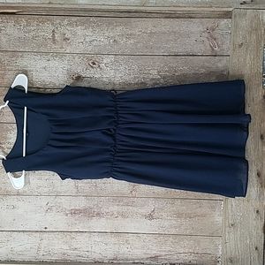 Short navy blue dress
